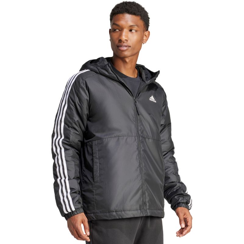 adidas Essentials 3-Stripes Insulated Hooded M IN7194 jacket Kabát