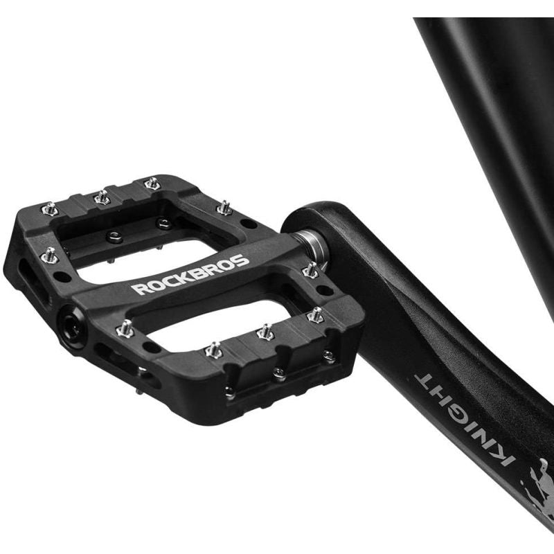 Rockbros black platform bicycle pedals