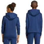 Adidas Entrada 26 Hoody Kids’ Sweatshirt Navy sötétkék gyerek kapucnis pulóver JZ6567