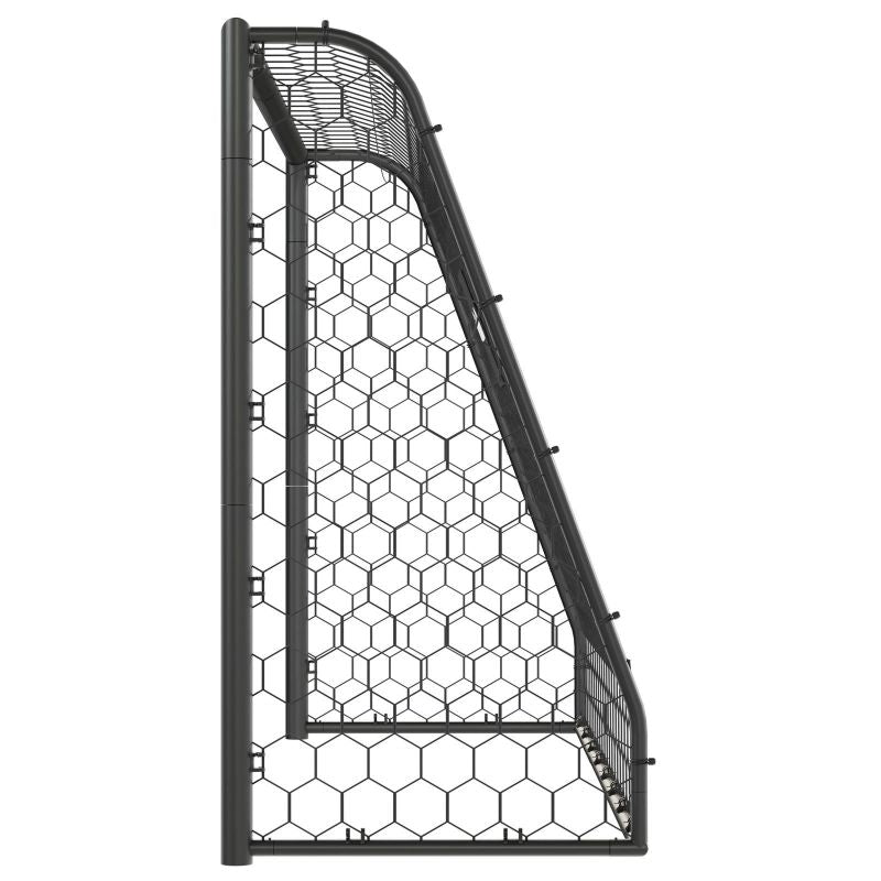 Virtufit Premium Football Goal - Heavy Duty - 240x160x85 védőfelszerelés