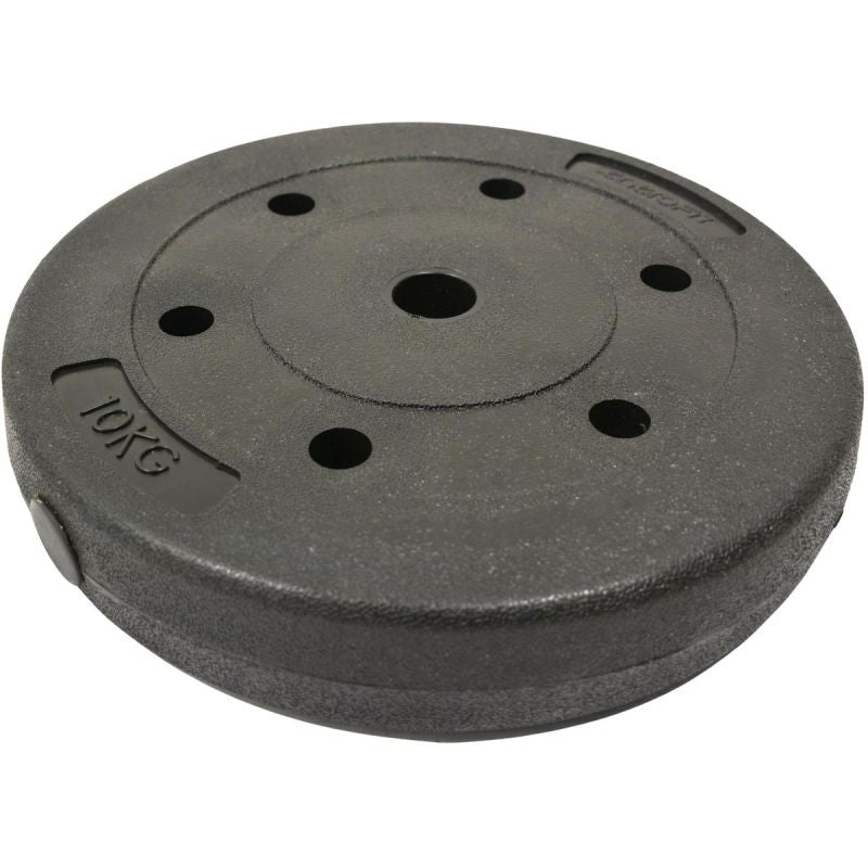 Enero Concrete Load 10 Kg Fit ø29mm fekete weight, strength training equipment, training equipment