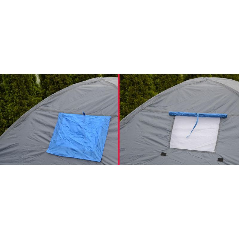 Enero Camp 4-Person Cool Black-Blue Tent kék tents, tourist equipment