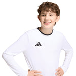 Adidas Entrada 26 Long Sleeve Jersey Kids’ Shirt, White, fehér gyerek póló KF5874