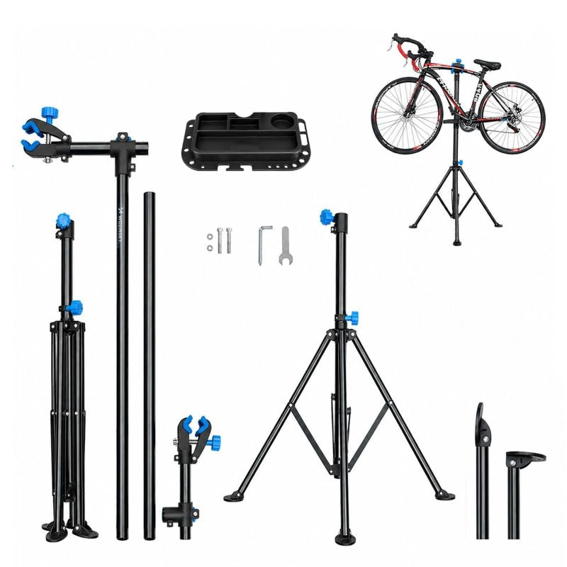 Wozinsky WSS-180 floor service stand with knobs for 30 kg bicycles - black fekete elektronika 304004-204490