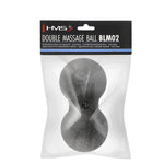 HMS Double Massage Ball / Duo Ball BLM02 8*16CM fekete edzéssegítő 17-42-024
