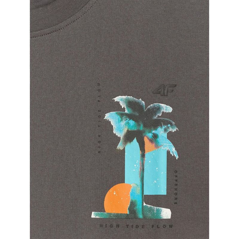 4F Men's regular printed T-shirt póló 4FRSS26TTSHM4301-22S