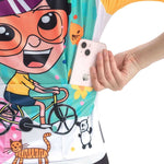 Rockbros 15210005005 Women's Cycling Jersey with Print - White fehér póló 15210005003-211671