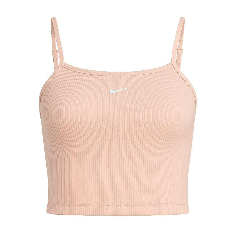 Nike Sportswear Essential Rib Crop Top Atmosphere/ - DM6737-610 fehér atléta