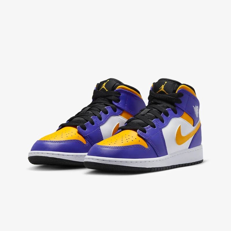 AIR Jordan LA Lakers 1 MID (GS) - cipő