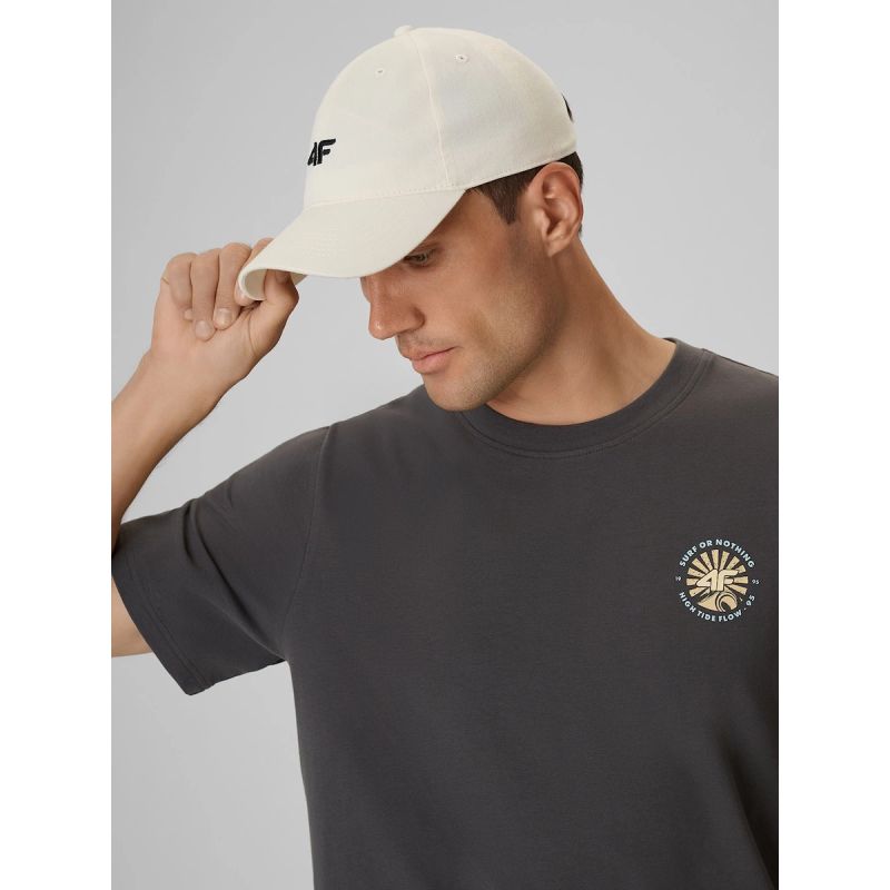 4F Men's regular printed T-shirt póló 4FRSS26TTSHM4293-22S