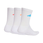 adidas Linear Crew Cushioned Sportswear Crew C 3P socks white KC9623 fehér zokni