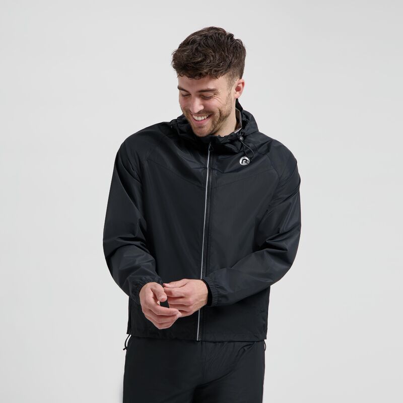 Rogelli unisex rain CORE fekete dzseki