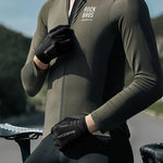Rockbros cycling gloves spring/summer/autumn, full, size: XL - black czarny \ xl kesztyű