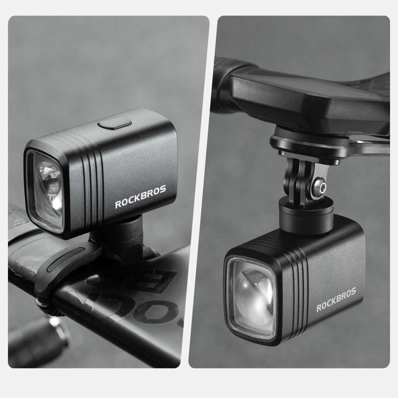 Rockbros M6 1000 lm front rechargeable bike light 2800 mAh - black