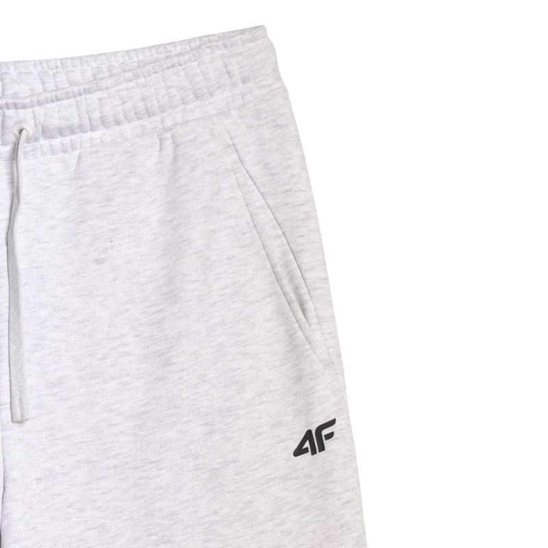 4f Men's trousers CAS M1140 cool light gray melange 4FWMM00TTROM1140 27M Ruházat