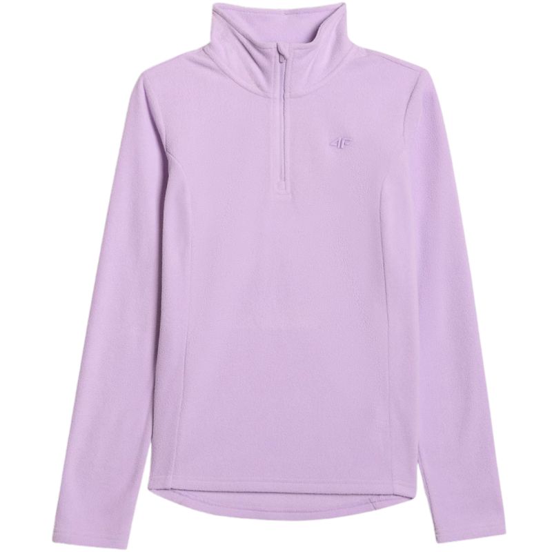 4f Women's fleece sweatshirt F069 light purple 4FWAW25UFLEF069 52S Kiegészítő