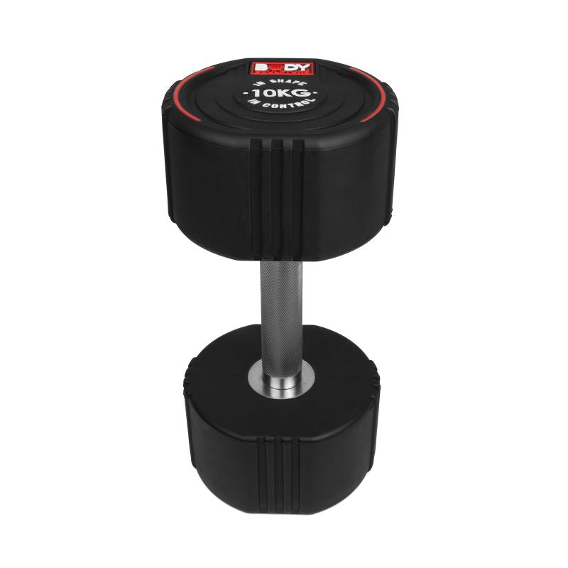 Body Sculpture TPU dumbbell BW 133 10 KG fekete edzőfelszerelés BW13310KG