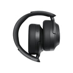 head QCY H3S Wireless On-Ear Headphones with LDAC and ANC Noise Cancellation - Black czarny headsets
