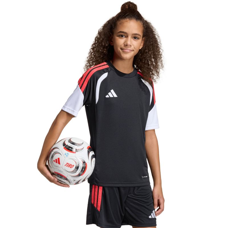 adidas Tiro 26 League Jersey for kids black and red KB1326 104cm mez