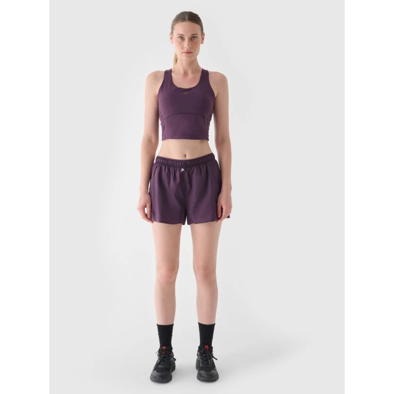 Women's quick-drying running 4F 4FWAW24TFSHF0758-50S short