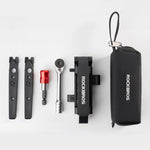 Rockbros Multitool Bicycle Tool Set with Ratchet Wrench and Tire Levers - Black fekete kiegészítő 304004-204137