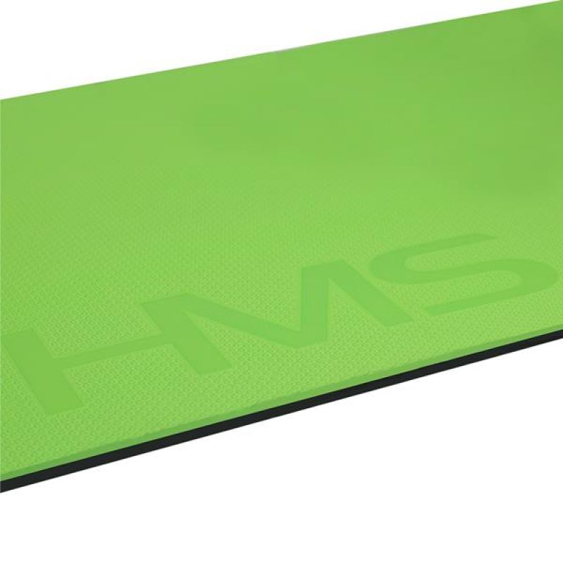 HMS Premium MFK03 Green-Black Club Fitness Mat with Holes zöld fitness matrac 17-44-280