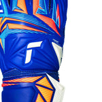 Reusch Attrakt Solid Junior goalkeeper gloves blue 5672515 kék kapuskesztyű