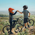 Wozinsky Kids' Full Face Bike Helmet with USB Rear Light S - Red and Yellow czerwony || żółty védőfelszerelés HT-27N-199813