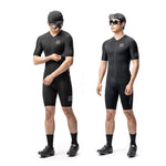 Rockbros Diamond Short Sleeve Cycling Jersey Size XL - Black czarny \ xl póló