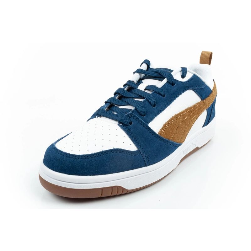 Puma Rebound v6 men's sports sneakers fashionable comfortable white navy barna utcai cipő