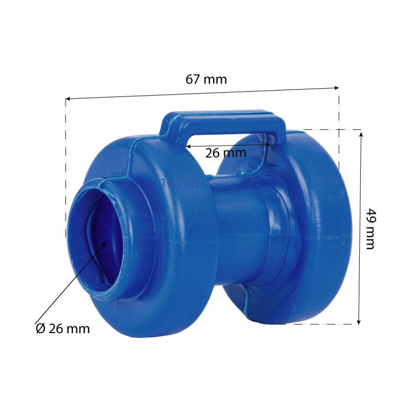Enero Mushroom Cover For Trampoline Post, Blue, 1 Pcs kék furniture