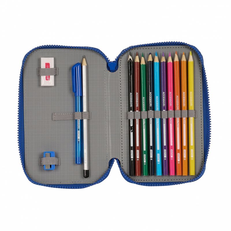 Real Madryt FC Barcelona Pencil Case with Accessories 412326854 Ceruzatartó