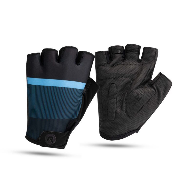 Rogelli HERO II Gloves Black and Blue 2XL kék kesztyű