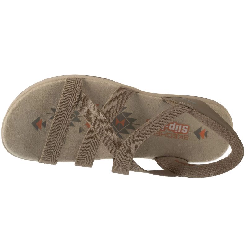 Skechers Slip-Ins: Reggae Slim - Stretch Flex 163460-TPE Beige 36 Cipő
