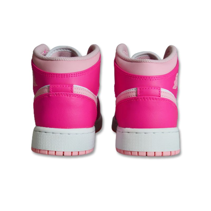 AIR Jordan 1 Mid GS Fierce Pink Kids' - rózsaszín cipő