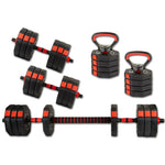 Enero COMPOSITE Dumbbell KETTLEBELL 4IN1 20KG FIT dumbbell, strength training equipment, training equipment