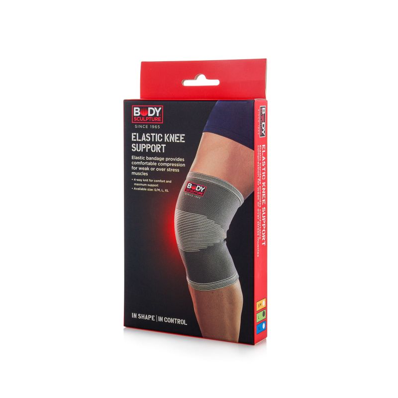 Body Sculpture Knee Support with Elastic Band BNS 003XL szürke karszalag BNS003XL