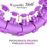 HMS Hula Hop Set Hhw12 Violet With Nuts And Weight + Belt Br163 Black Plus Size fekete póló 17-44-620