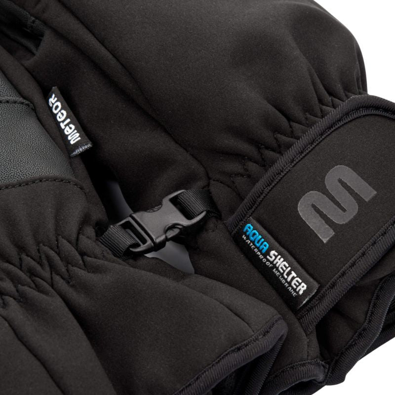 Meteor Snorra winter gloves black fekete kesztyű