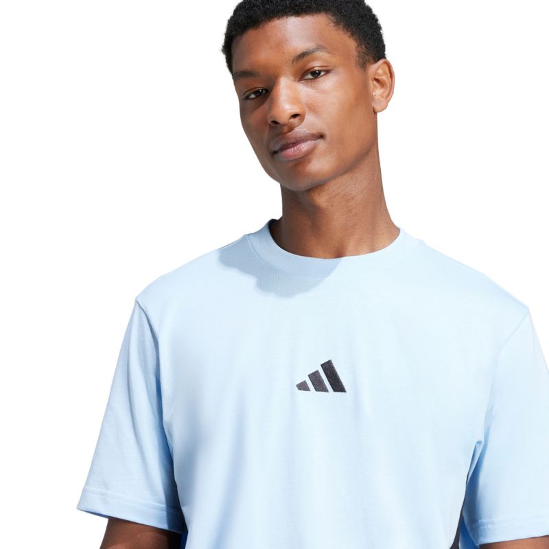 Adidas Men's Essentials 3 Stripes T-shirt blue 2xs póló