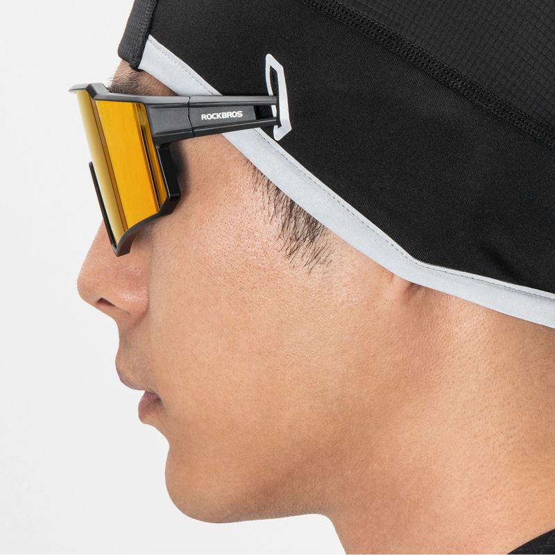 Rockbros M016 Winter Windproof Cycling Cap Size 54-61 cm - Black fekete hats