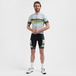 Rogelli HERO II cycling jersey -lime szürke kerékpáros ruha SIRC1000005.240.XL