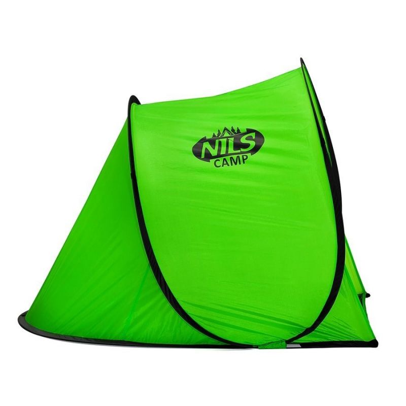 NILS CAMP NC3173 self-pitching beach tent, green zöld hátizsák