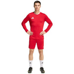 Adidas Entrada 26 Long Sleeve Jersey Men's T-Shirt Red piros póló KF5847