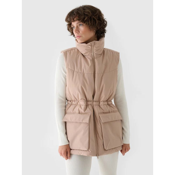 4f Women's down vest with synthetic filling 4FWAW24TVJAF135-83S General