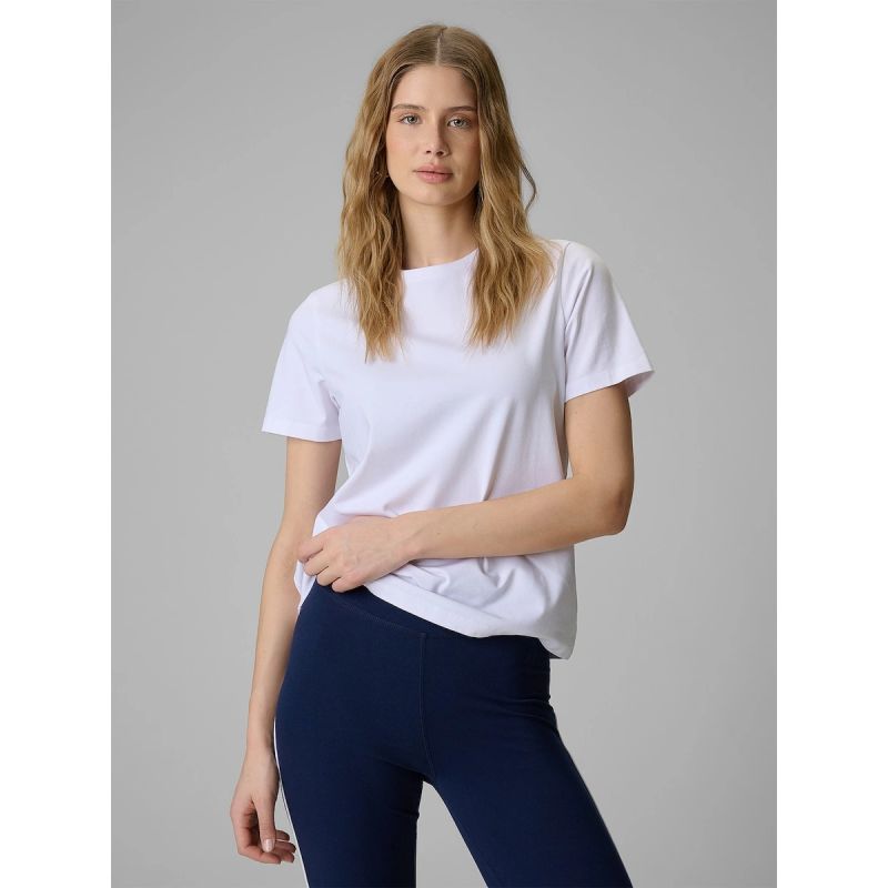 Women's regular plain T-shirt 4F 4FRMM00TTSHF3617-10S póló