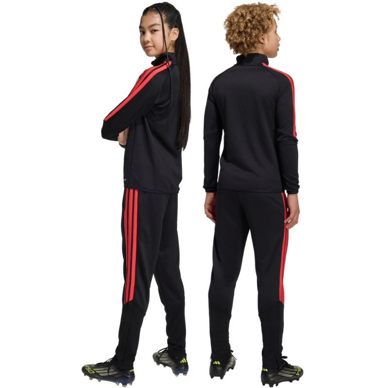 adidas Tiro 26 League kids' black and red JY9677 104cm nadrág