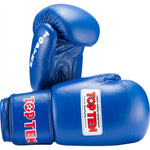 TOP TEN RTT-COMPETITION Leather Boxing Gloves 10oz (WORLD BOXING APPROVED) czerwony+10 oz kesztyű