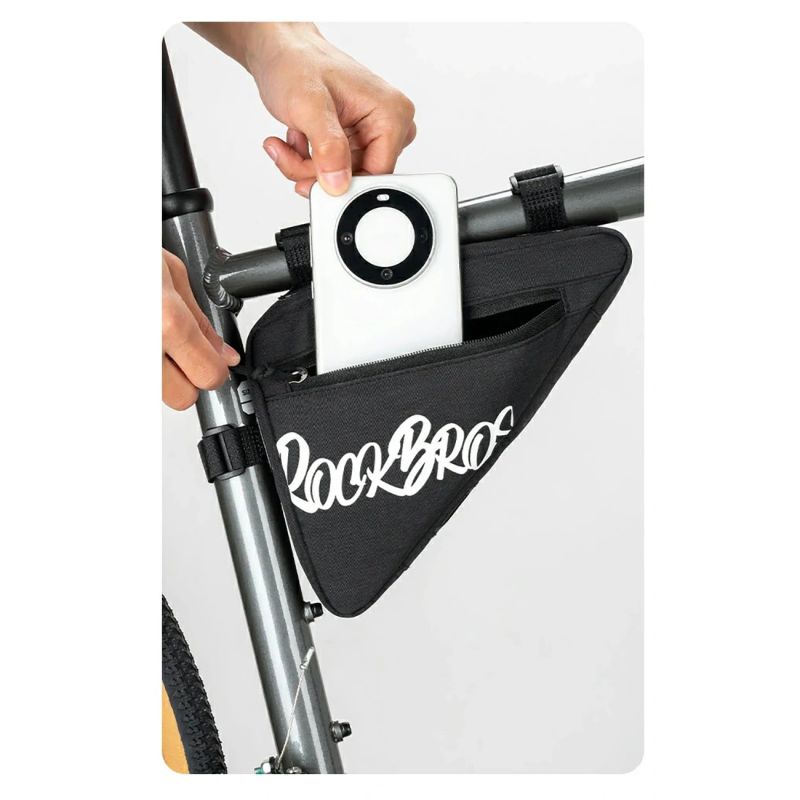 Rockbros G001 Flash Journey Triangle Frame Bike 0.8 l - Black 0.8 l \ czarny táska