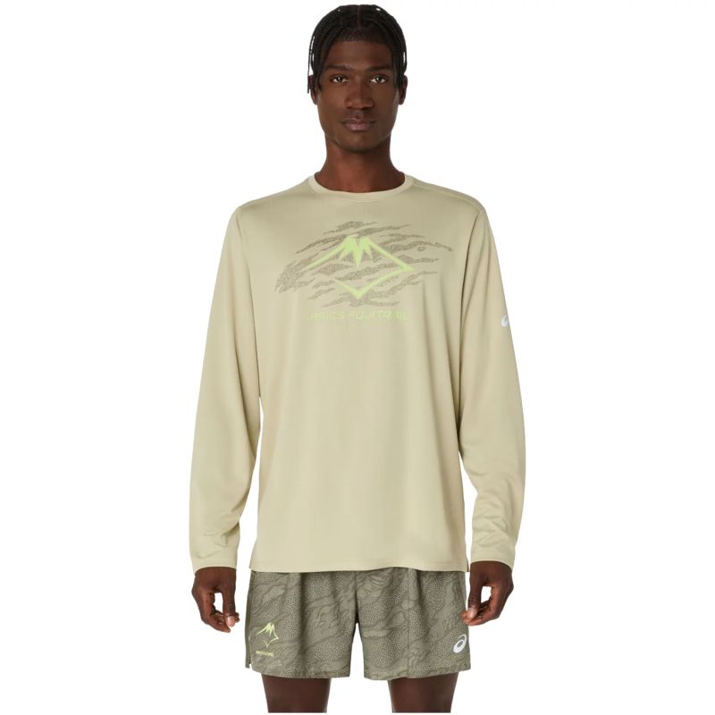 Asics Fujitrail Logo LS Top 2011D391-300 Green L Kiegészítő